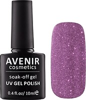 Фото Avenir Cosmetics Soak-off gel UV Gel Polish №156 Бузково-рожева голографія