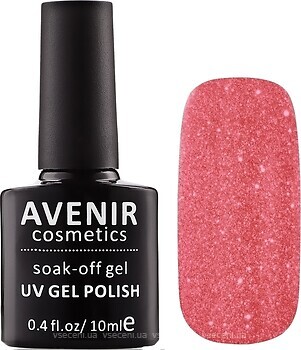 Фото Avenir Cosmetics Soak-off gel UV Gel Polish №191 Діамантова журавлина