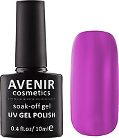 Фото Avenir Cosmetics Soak-off gel UV Gel Polish №198 Бузкова фуксія