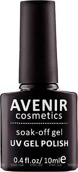 Фото Avenir Cosmetics Soak-off gel UV Gel Polish №203 Шляхетний сірий