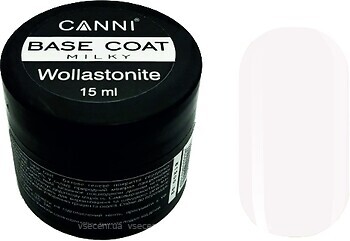 Фото Canni Wollastonite Base 02 Milky 15 мл