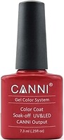 Фото Canni Gel Color System Coat 106 Темно-рубіновий
