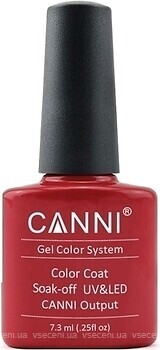 Фото Canni Gel Color System Coat 106 Темно-рубиновый