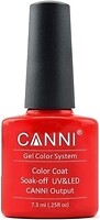 Фото Canni Gel Color System Coat 108 Класичний червоний