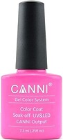 Фото Canni Gel Color System Coat 114 Лілово-рожевий
