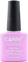 Фото Canni Gel Color System Coat 117 Пастельний світло-ліловий
