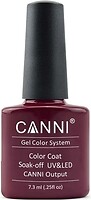 Фото Canni Gel Color System Coat 124 Темно-коричневий
