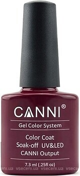 Фото Canni Gel Color System Coat 124 Темно-коричневый