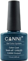 Фото Canni Gel Color System Coat 126 Темний бирюзово-зелений