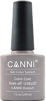 Фото Canni Gel Color System Coat 128 Світлий коричнево-сірий