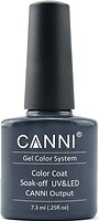 Фото Canni Gel Color System Coat 133 Темный серый