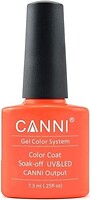 Фото Canni Gel Color System Coat 142 Ярко-оранжевый
