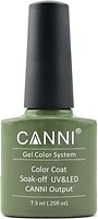 Фото Canni Gel Color System Coat 150 Зелений хакі