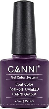 Фото Canni Gel Color System Coat 164 Темно-сливовый