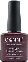 Фото Canni Gel Color System Coat 166 Червоно-коньячний