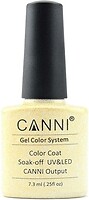 Фото Canni Gel Color System Coat 183 Прозорий з сріблястими блискітками