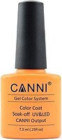 Фото Canni Gel Color System Coat 250 Люминисцентный оранжевый