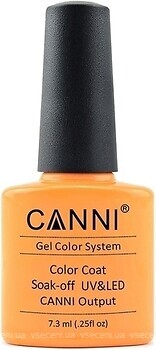 Фото Canni Gel Color System Coat 250 Люминисцентный оранжевый