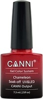 Фото Canni Chameleon Soak-off UV&LED Output №334 Помаранчевий-блідий рожевий