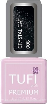 Фото Tufi Profi Premium Crystal Cat №008 Чорний діамант 8 мл