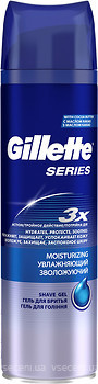 Фото Gillette гель для гоління Series Moisturizing Shave Gel for Men зволожуючий 200 мл