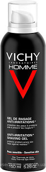 Фото Vichy гель для бритья Homme Anti-Irritation Shaving Gel для чувствительной кожи 150 мл