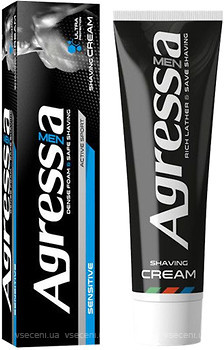 Фото Agressia крем для гоління Sensitive Shaving Cream 100 мл