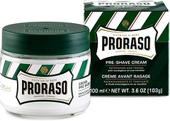 Фото Proraso крем до гоління Green Line Refreshing and Toning з ментолом та евкаліптом 100 мл