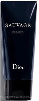 Фото Dior гель для бритья Sauvage 125 мл