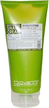 Фото Giovanni крем для бритья Shave Cream Invigorating Tea Tree & Mint 206 мл