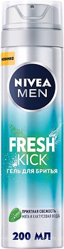Фото Nivea Men гель для гоління Fresh Kick 200 мл