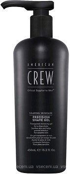 Фото American Crew гель для гоління Precision Shave 450 мл