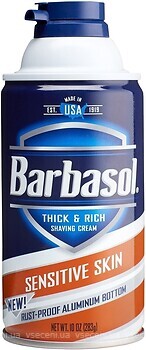 Фото Barbasol крем-піна для гоління Thick & Rich Sensitive Skin 283 г