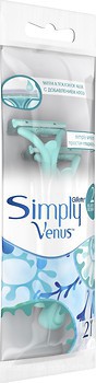 Фото Gillette Venus станок для гоління Simply 2 одноразовий 2 шт