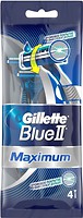 Фото Gillette станок для гоління Blue 2 Maximum одноразовий 4 шт