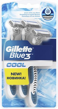 Фото Gillette станок для гоління Blue 3 Cool одноразовий 6 шт
