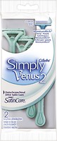 Фото Gillette Venus станок для гоління Simply 2 Satin Care одноразовий 2 шт
