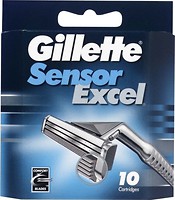 Фото Gillette змінні картриджі Sensor Excel 10 шт