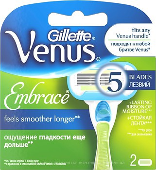 Фото Gillette Venus змінні картриджі Embrace Extra Smooth 2 шт
