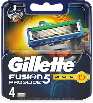 Фото Gillette змінні картриджі Fusion5 ProGlide Power 4 шт