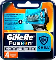 Фото Gillette змінні картриджі Fusion5 ProShield Chill 4 шт