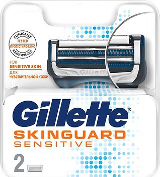 Фото Gillette змінні картриджі SkinGuard Sensitive 2 шт