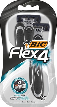 Фото BIC станок для гоління Flex 4 Comfort одноразовий 3 шт