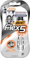 Фото BIC бритвенный станок Flex 5 Dispo одноразовый 3 шт