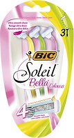 Фото BIC станок для гоління Soleil Bella Colours одноразовий жіночий 3 шт