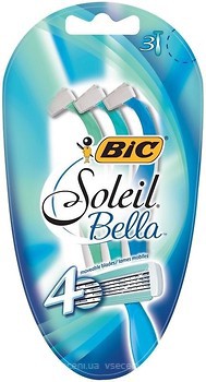 Фото BIC бритвенный станок Soleil Bella одноразовый женский 3 шт