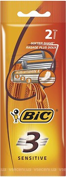 Фото BIC станок для гоління Sensitive 3 одноразовий 2 шт