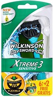 Фото Wilkinson Sword (Schick) станок для гоління Xtreme3 Sensitive одноразовий 8 шт