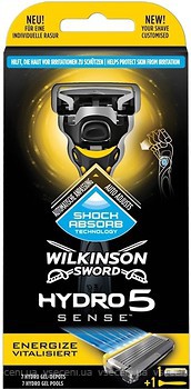 Фото Wilkinson Sword (Schick) станок для гоління HYDRO 5 Sense Energize з 1 змінним картриджем