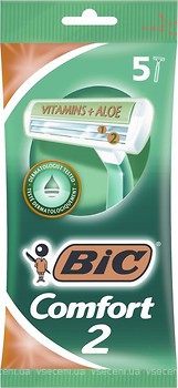 Фото BIC станок для гоління Comfort 2 одноразовий 5 шт